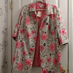 NWT CJ Banks 3/4 Sleeve jacket